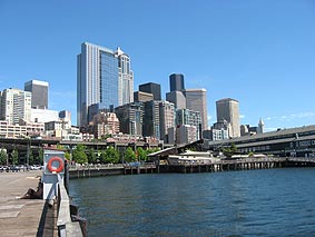 Seattle waterfront at Elliot Bay